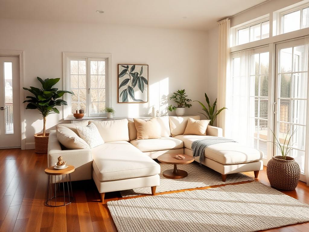 Light-filled living room